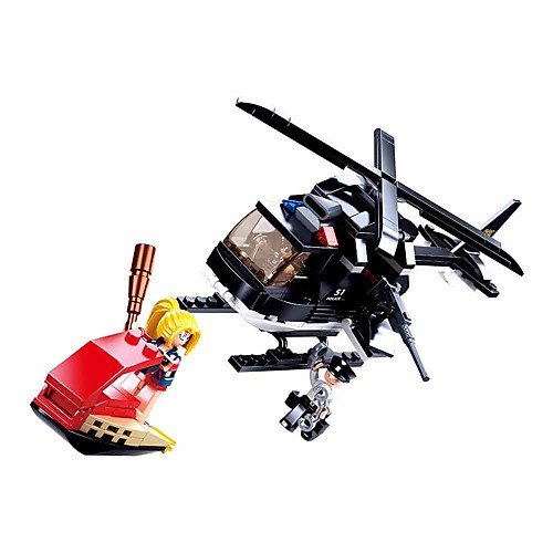 

Building Blocks Educational Toy Construction Set Toys 221 pcs Cartoon Airplane compatible Plastic Shell Legoing Exquisite Hand-made Decompression Toys DIY Boys and Girls Toy Gift / Kid's