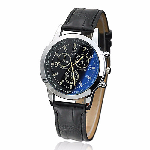

Men's Dress Watch Quartz Stylish Leather Black / Brown Cute New Design Casual Watch Analog - Digital Casual Fashion - Black Blue Brown One Year Battery Life