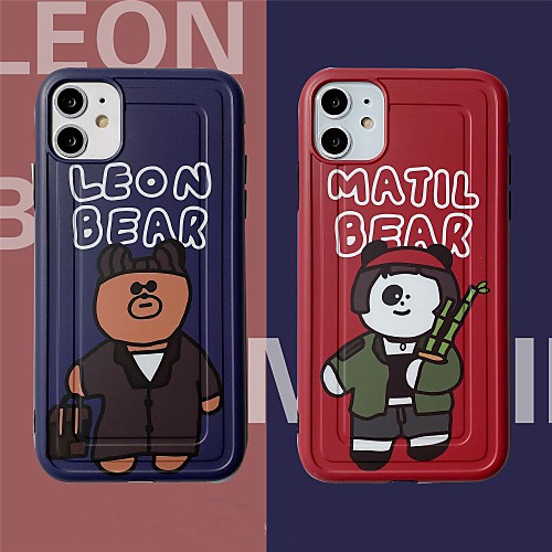 

Case For Apple iphone 11/pro11proMax/x/XS/XR/XSMax/8p/8/7P/7/SE(2020)Cover TPU Cartoonsoft shell iphone case set