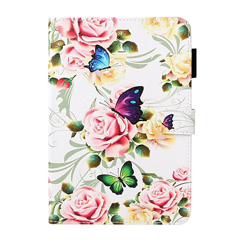 

Case For Apple iPad 10.2 / iPad Mini 3/2/1 /Mini 4/5 Wallet / Card Holder / with Stand Full Body Cases Flower PU Leather For iPad Pro 9.7/New Air 10.5 2019/Air 2/2017/2018