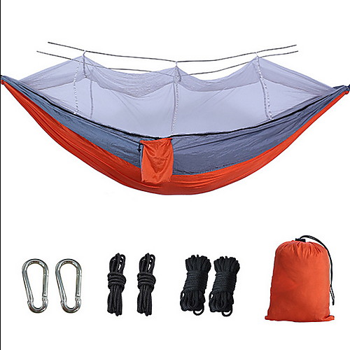 

Double Parachute Cloth Hammock With Mosquito Net Camouflage Army Green Anti-mosquito Ness Spinning Anti-rollover Swing Can Be Customized