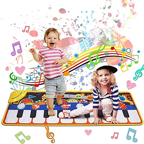 

Keyboard Toy Music Mat Toy Floor 19 Piano Key Piano Playmat Educational Toys Cloth Boys and Girls Kids Graduation Gifts Toy Gift / CE Certified