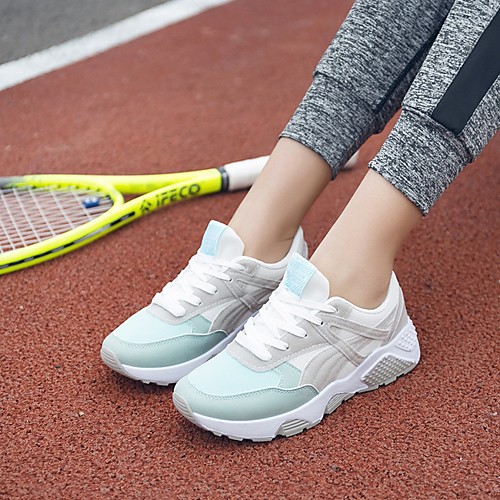 

Women's Trainers / Athletic Shoes Summer Flat Heel Open Toe Daily PU Pink / Blue / Gray