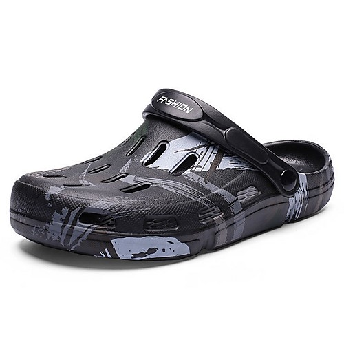 

Men's Summer Outdoor Slippers & Flip-Flops PU Black / Khaki / Blue