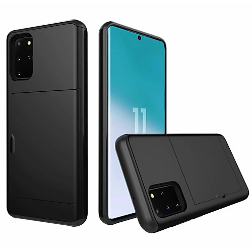 

Case For Samsung Galaxy S9 / S9 Plus / Galaxy S10 Card Holder Back Cover Solid Colored PC For Samsung Galaxy S20 Ultra / S20 / S20 Plus / S10 Plus / S10E