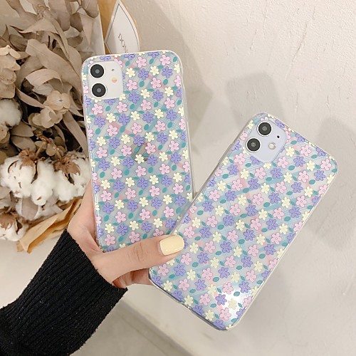 

Case For Apple iPhone 11 / iPhone 11 Pro / iPhone 11 Pro Max Shockproof Back Cover Flower TPU