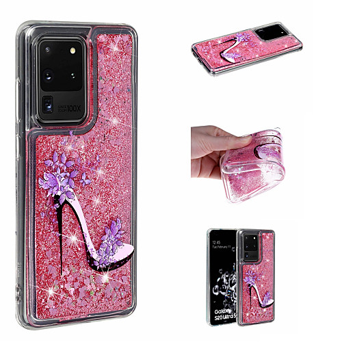 

Case For Samsung Galaxy S9 / S9 Plus / S8 Plus Shockproof / Flowing Liquid / Pattern Back Cover Flower TPU