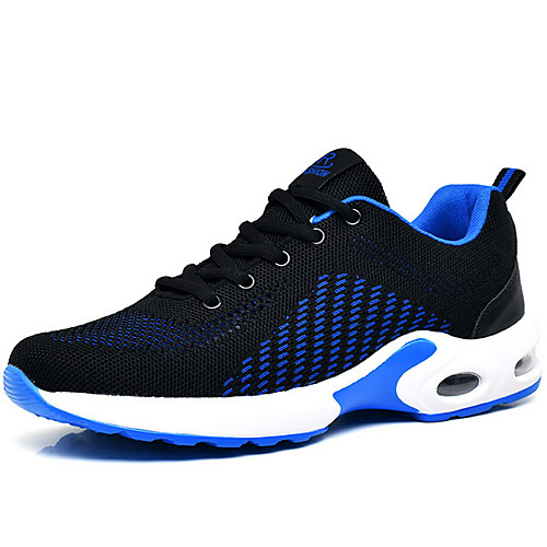 

Men's Summer Casual Daily Trainers / Athletic Shoes Mesh Black / Red / Black / Blue