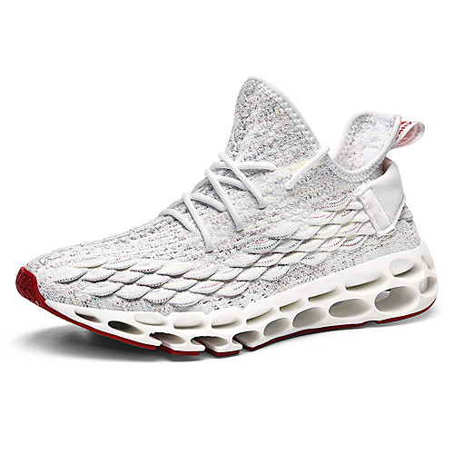 

Men's Spring & Summer / Fall & Winter Sporty / Casual Daily Outdoor Trainers / Athletic Shoes Running Shoes / Walking Shoes Elastic Fabric / Tissage Volant Breathable Shock Absorbing Wear Proof White