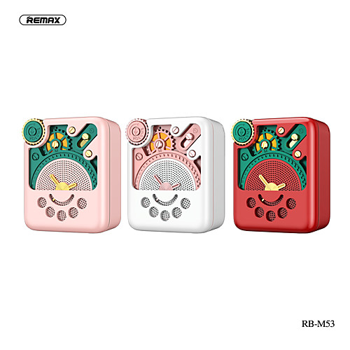 

Remax RB-M53 Smart Voice Bluetooth Speaker Portable Mini Radio TF Card Medium and High Bass Speaker