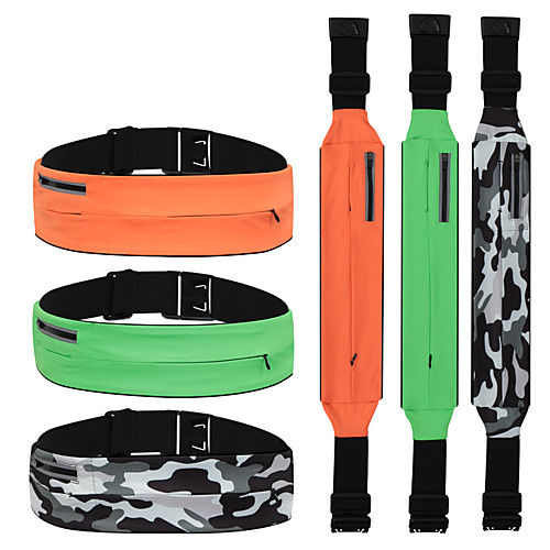 

Running Belt Fanny Pack Belt Pouch / Belt Bag for Running Hiking Outdoor Exercise Traveling Sports Bag Adjustable Waterproof Portable Polyester Men's Women's Running Bag Adults