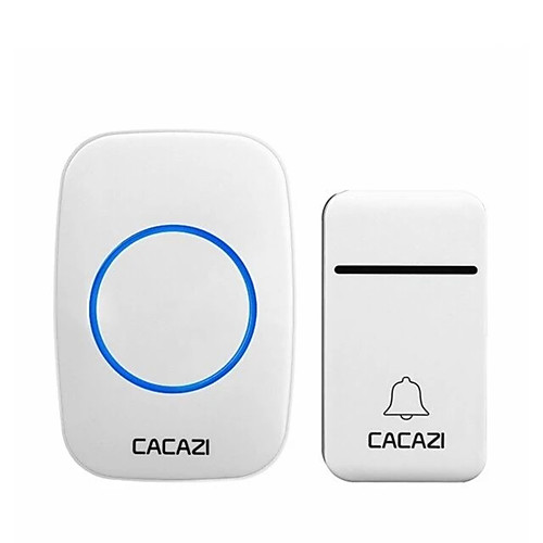 

CACAZI FA12 Self-Powered Wireless Doorbell Waterproof Smart No Battery Home Cordless Bell 200M Remote 38 Chimes