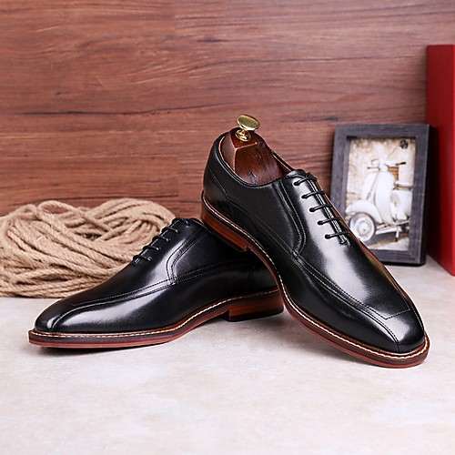 

Men's Spring & Summer Classic Daily Oxfords PU Light Brown / Black / Brown