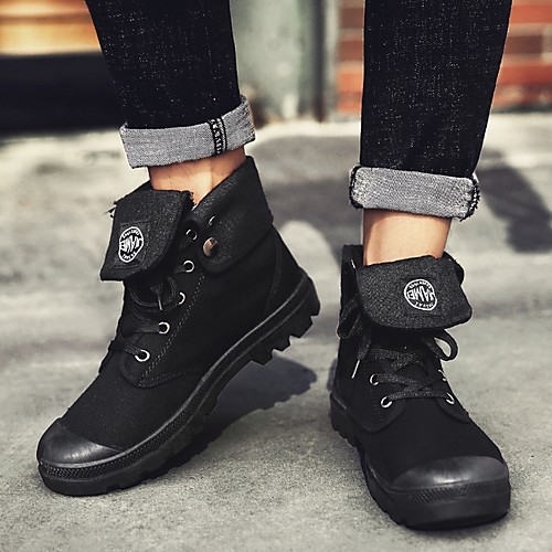 

Men's Summer Outdoor Boots Canvas Non-slipping Black / Khaki / Gray
