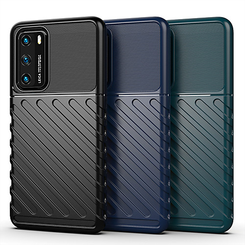 

Case For Huawei Huawei P40/P40 Pro/P30/P30 Pro/Nova 6/Nova 6 5G/Nova 6 SE/Nova 7i/Mate 30/Mate 30 Pro/Mate 20 Pro/V30/V30 Pro Shockproof Back Cover Solid Colored TPU
