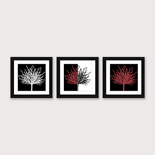

3 Panel Wall Art Canvas Prints Painting Artwork Picture Black White Tree Home Decoration Décor Stretched Frame Ready to Hang
