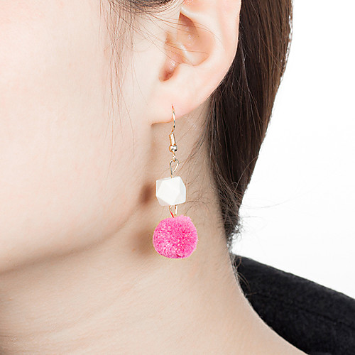 

Women's Earrings Holiday Wedding Birthday Romantic Earrings Jewelry Yellow / Red / Blue For Date Street Festival 1 Pair