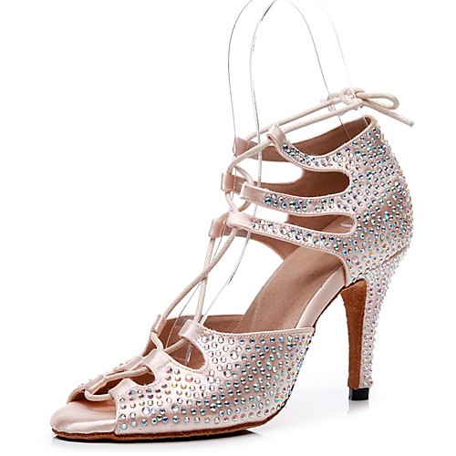 

Women's Sandals Summer Stiletto Heel Open Toe Daily PU Champagne