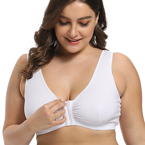 

Women's Wireless Full Coverage Bra Cotton White