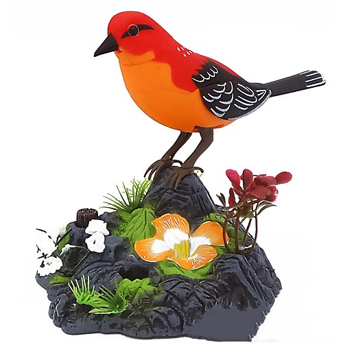 

Singing Chirping Birds Electric Toys Garden Theme Motion Sensor Realistic Sounds Activation Body Plastic Shell for Adults Kids All