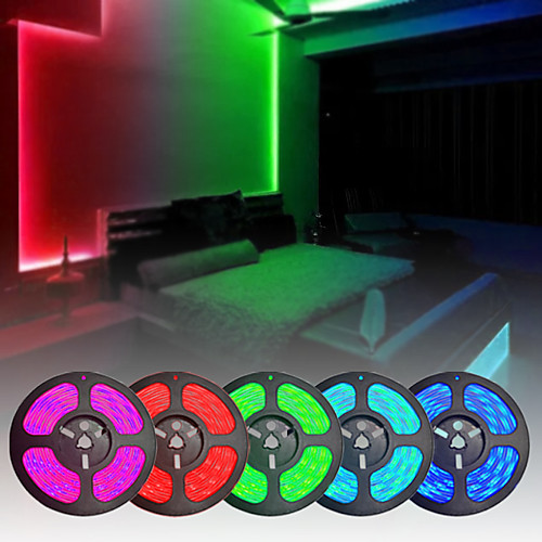 

2x5M Flexible LED Strip Lights Light Sets RGB Tiktok Lights 300 LEDs SMD5050 10mm 1 12V 6A Adapter 1 24Keys Remote Controller 1 set Color-changing Waterproof APP Control Cuttable 85-265 V