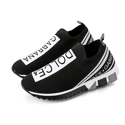 

Women's Trainers / Athletic Shoes Summer Flat Heel Closed Toe Daily Synthetics White / Black / Yellow