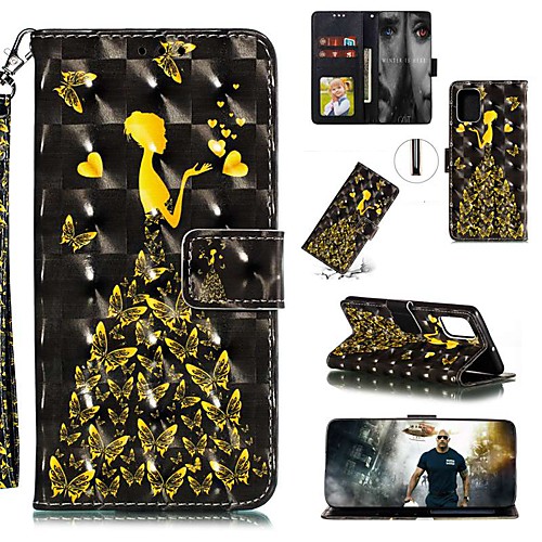 

Case For Samsung Galaxy A90(2019) / Galaxy A20e /Galaxy A80 Wallet / Card Holder / with Stand Full Body Cases Sexy Lady PU Leather For Galaxy A90 5G/A10S/A20S/A10E/M30s/Note 10 Plus/S20 Ultra/A51/A71