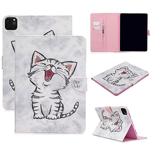 

Case For Apple iPad Air / iPad 4/3/2 / iPad Mini 3/2/1 Wallet / Card Holder / with Stand Full Body Cases Cat PU Leather