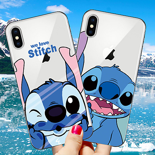 

Case For Apple iPhone 11/11 Pro/11 Pro Max/XS/XR/XS Max/8 Plus/7 Plus/6S Plus/8/7/6/6s/SE/5/5S Transparent Pattern Back Cover Cute 3D Cartoon Soft TPU