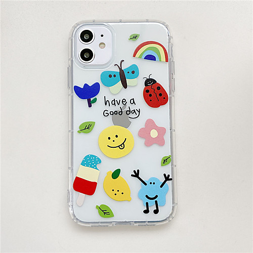 

Case For Apple iphone 11/pro11proMax/x/XS/XR/XSMax/8p/8/7P/7/SE(2020)Cover TPU Cartoon transparent iphone case