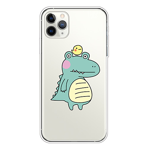 

Case For Apple iPhone 11/11 Pro/11 Pro Max/XS/XR/XS Max/8 Plus/7 Plus/6S Plus/8/7/6/6s/SE/5/5S Transparent Pattern Back Cover Crocodile Soft TPU