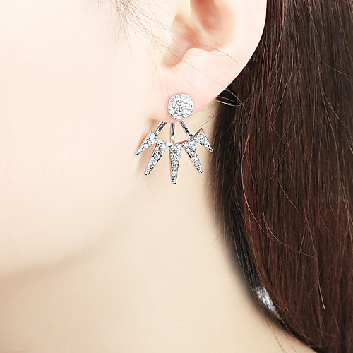 

Women's Earrings Holiday Wedding Birthday Romantic Earrings Jewelry Gold / Silver For Date Street Festival 1 Pair