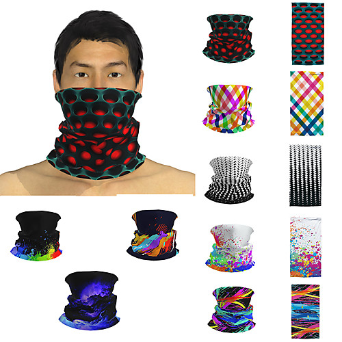 

Men's / Unisex 3D Print Square Scarf / Infinity Scarf / Hijab - Print / Color Block Multifunctional