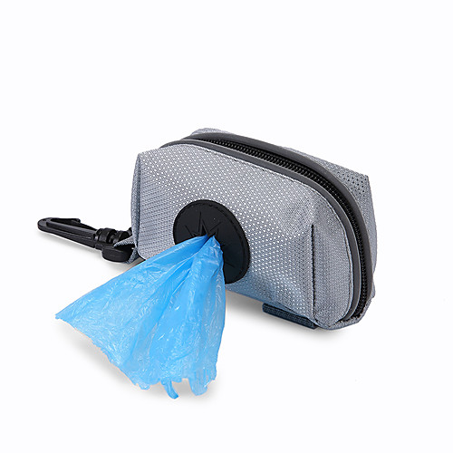 

Dog Pets Carrier Bag Travel Backpack Food Storage Treat Pouch Bag Mini Adjustable / Retractable Travel Solid Colored Fashion Oxford Cloth Black Gray