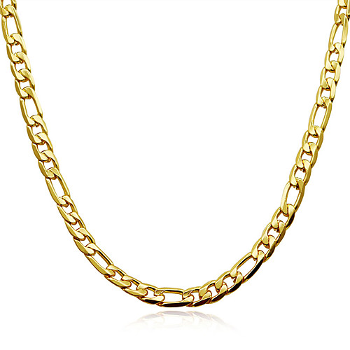 

Chain Necklace Chains Necklace Casual / Sporty Rock Hip Hop Chrome Gold Silver 45.72 cm Necklace Jewelry For Halloween Street Festival