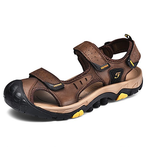 

Men's Summer Outdoor Sandals PU Black / Khaki / Blue