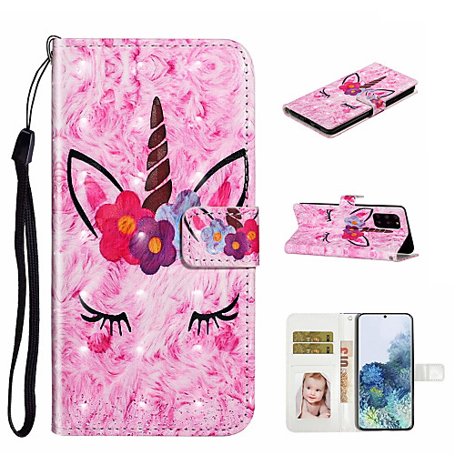 

Case For Samsung Galaxy S20 Ultra S20 Plus Phone Case PU Leather Material 3D Painted Pattern Phone Case for S20 S10 Plus S10 S9 Plus S9 S8 Plus S8