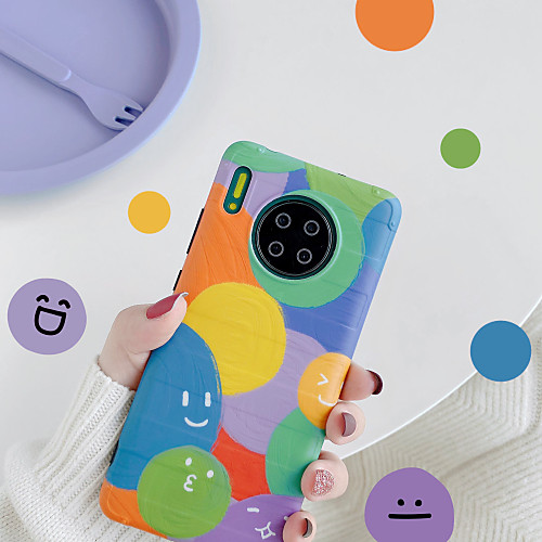 

Case For Huawei Huawei P20 / Huawei P20 Pro / Huawei P30 Shockproof Back Cover Geometric Pattern TPU