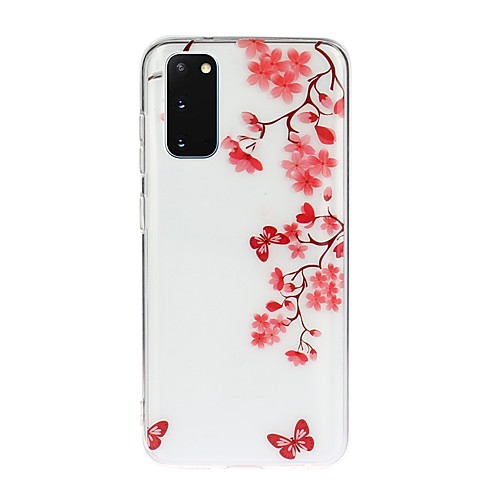 

Case For Samsung Galaxy S10 5G/ Galaxy S20 Ultra / Galaxy S10E Transparent / Pattern Back Cover Flower TPU For Galaxy A51/A71/A20/A20E/A30/A50/A70/Note 10 Plus