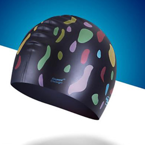 

Swim Cap for Adults Silicone Waterproof Soft Stretchy Swimming Surfing