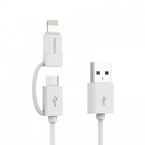 

ROCK Lightning / Type-C Cable 2 A 1.0m(3Ft) 1 to 2 / Quick Charge TPE