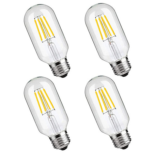 

4pcs T45 4W Retro Vintage Edison Lamp E27 220V 4W LED Filament Ampoule Bulbs T45 LED Vintage Edison Lights