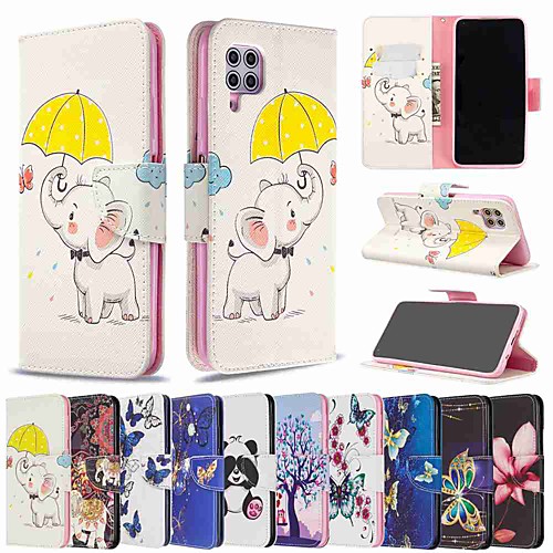 

Case For Huawei Huawei P30 / Huawei P30 Pro / Huawei P30 Lite Wallet / Card Holder / with Stand Full Body Cases Animal PU Leather / TPU