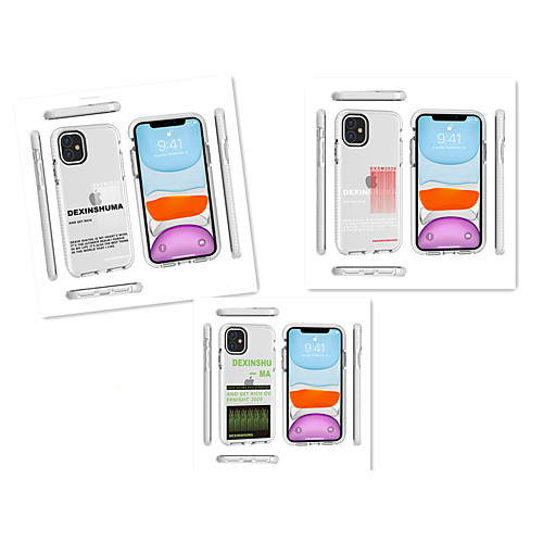 

Case For Apple iPhone7/8/7P/8P/X/XR/XS/XS Max/11/11Pro/11Pro Max /SE 2020 Shockproof Back Cover Word / Phrase TPU