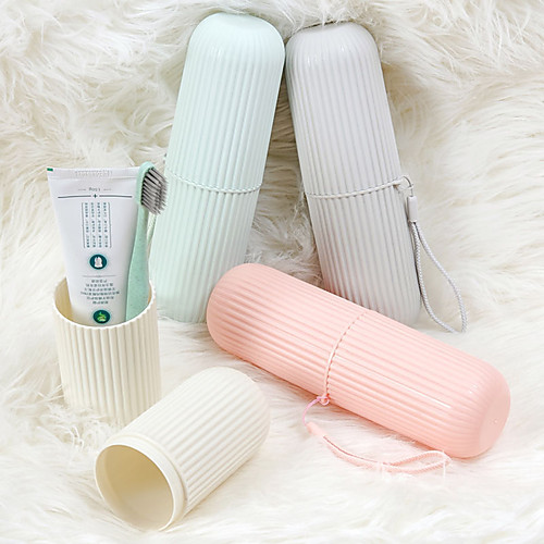 

Travel Portable Toothbrush Toothpaste Holder Storage Case Box Organizer Household Storage Cup Outdoor Holder Bathroom Accessorie