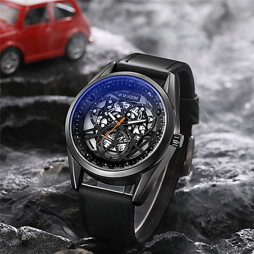 

Men's Dress Watch Quartz Genuine Leather 30 m Water Resistant / Waterproof Calendar / date / day Day Date Analog Fashion Cool - Golden / Brown Black / Silver BlackGloden One Year Battery Life