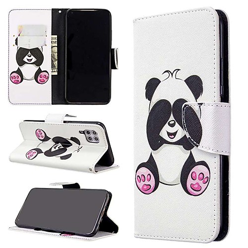 

Case For Huawei P40 Lite/P30 Pro/ Honor 9X Pro Wallet / Card Holder / with Stand Full Body Cases Panda PU Leather For Mate 30 Lite/Honor 8A/10 Lite/P20 Lite 2019/P Smart Plus/Y6 2019