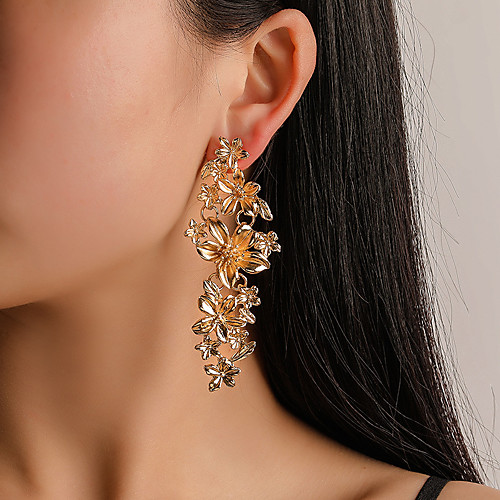 

Women's Earrings Holiday Wedding Birthday Romantic Earrings Jewelry Rose Gold / Gold / Silver For Date Street Festival 1 Pair