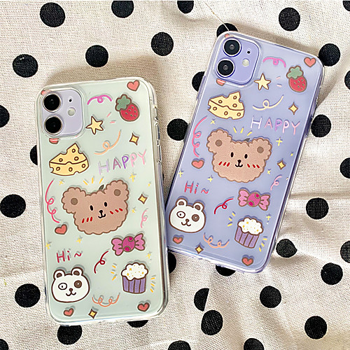 

Case For Apple iPhone 11 / iPhone 11 Pro / iPhone 11 Pro Max Shockproof Back Cover Cartoon TPU