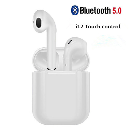 

i12 TWS True Wireless Earbuds Stereo with Charging Box Auto Pairing Smart Touch Control for Mobile Phone